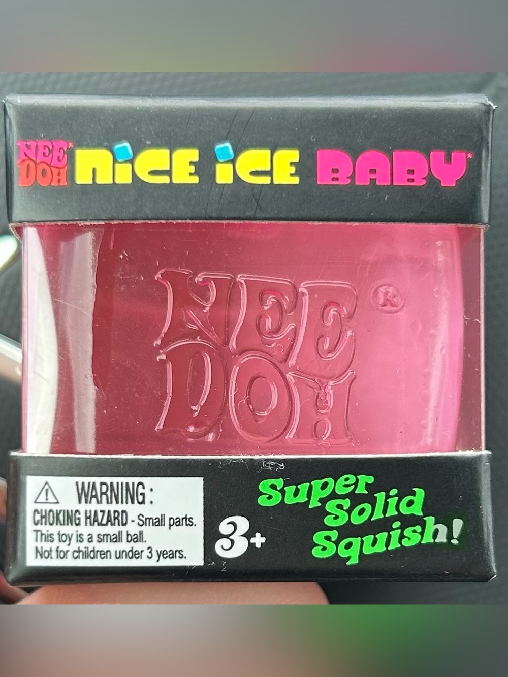 NeeDoh Super Solid Squish - Pink